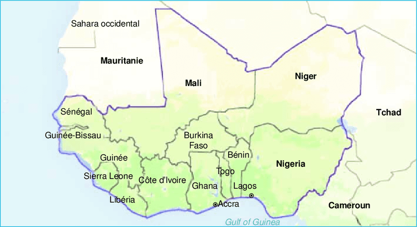 Carte des centres CSIRT en Afrique
